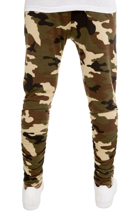 The Overlord Rouched Sweats in Camo