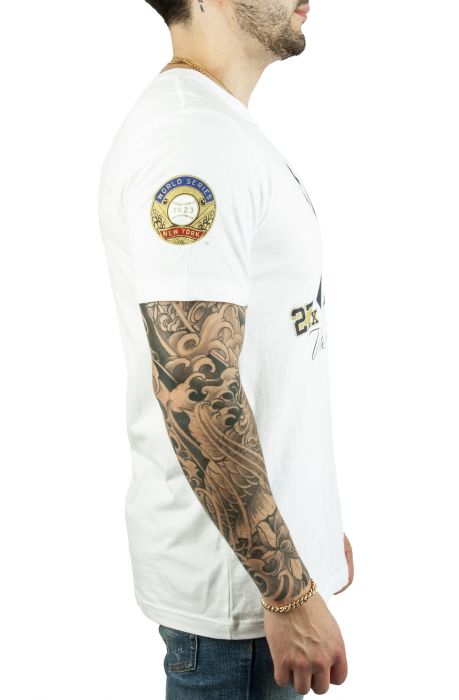 Men's Los Angeles Dodgers New Era White Historical Championship T-Shirt