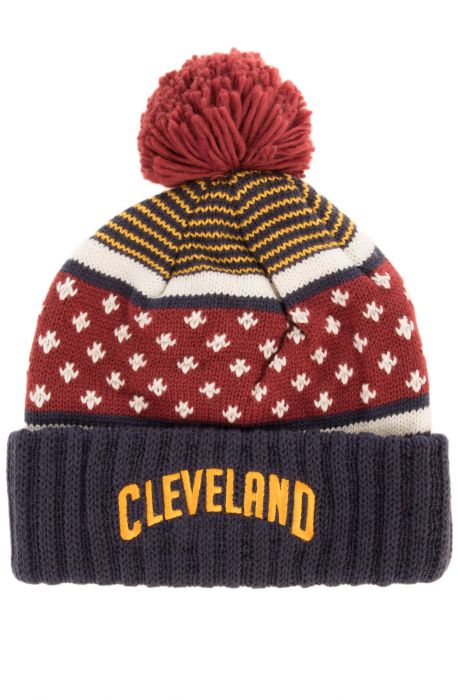 The Cleveland Cavaliers Highlands Cuffed Pom Beanie