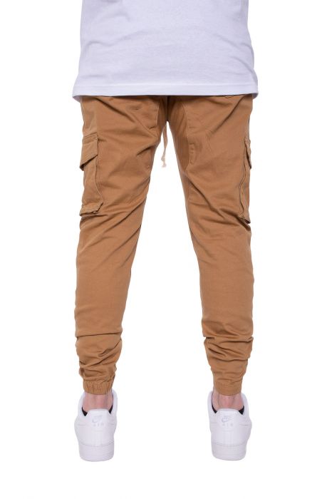 cargo twill joggers