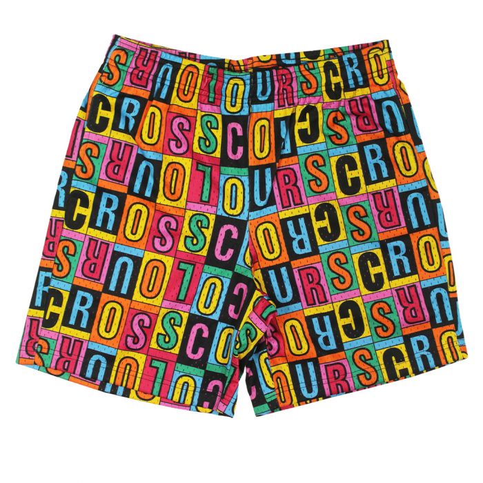 CROSS COLOURS Vintage Block Letter Short C91215ALP-AOP - Karmaloop