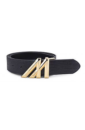 Mint Stingray Leather Belt - Black