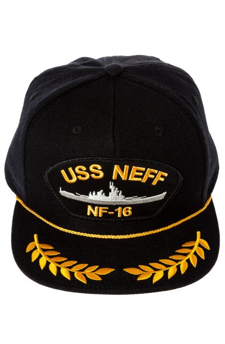 The USS Neff Snapback Hat in Black