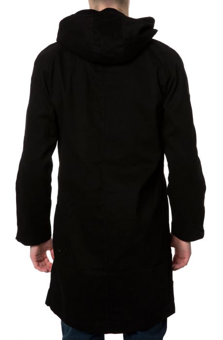 The Kneeyo Trench Coat in Black