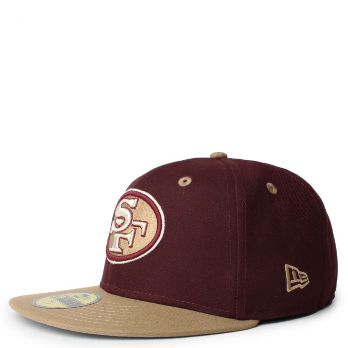 NEW ERA CAPS San Francisco 49ers Maroon 59Fifty Fitted Hat 70777146 -  Karmaloop