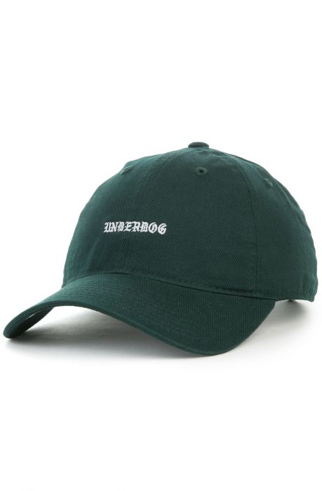The Underdog Dad Hat in Forest Green