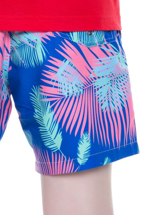 The Tropicano Boardshorts in Blue and Pink
