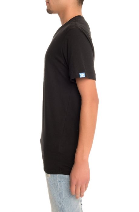 The Circle Trefoil Tee in Black