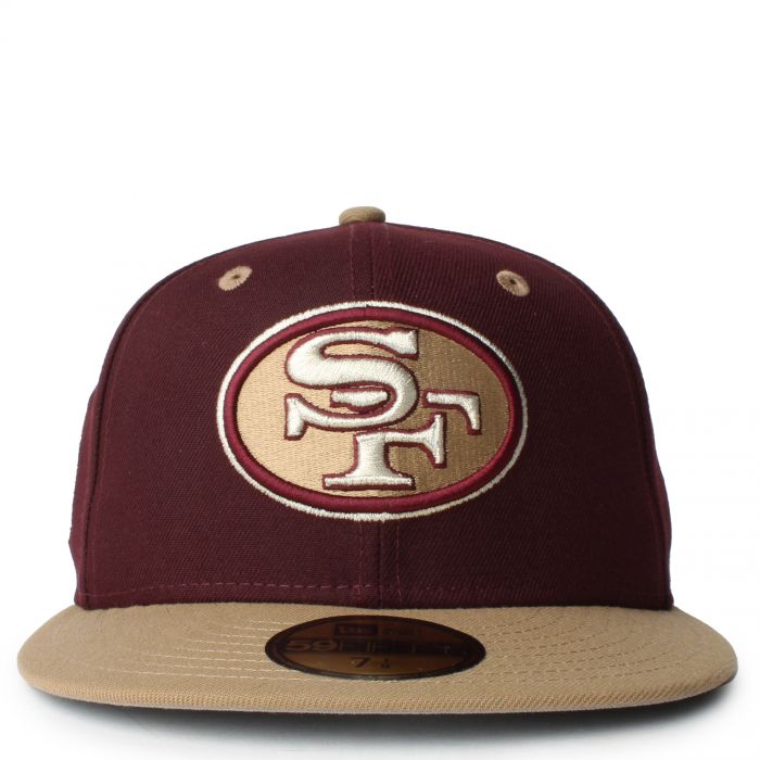 NEW ERA CAPS San Francisco 49ers Maroon 59Fifty Fitted Hat 70777146 -  Karmaloop