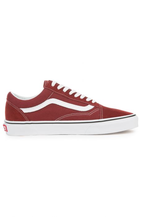 The Men's Old Skool in Madder Brown and True White