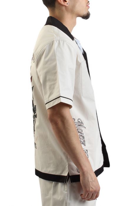 Smoke Rise Monte Carlo Camp Shirt WH25184SKZ-BLK - Karmaloop