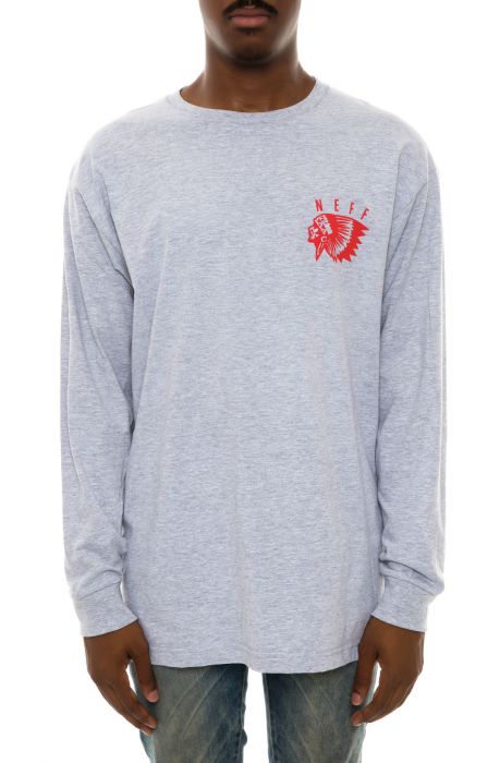 The You LS Tee in Athletic Heather
