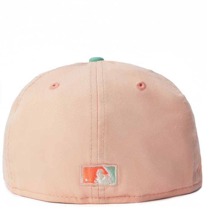 New Era Caps Miami Marlins Peach Mint 59FIFTY Fitted Hat Peach/Mint