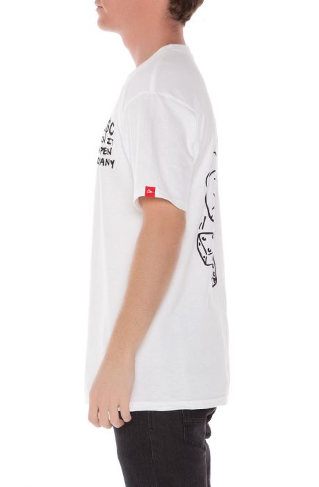 The Cha Ching Tee in White