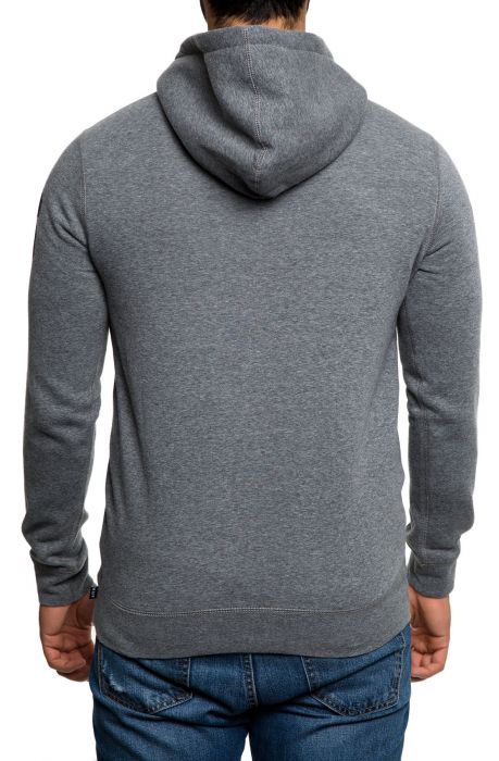 The Stoops Worldwide Pullover Hoodie in Gray Heather