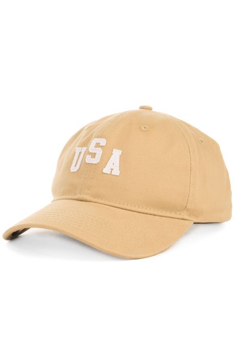 The USA Khaki Classic Hat in Tan
