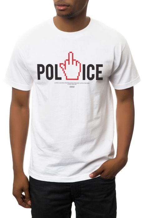 The Police Tee in White