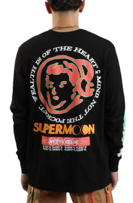 Billionaire Boys Club Celestial Long Sleeve T-Shirt 841-7206BLK - Karmaloop