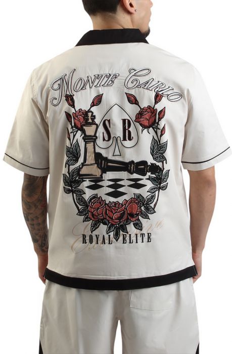 Smoke Rise Monte Carlo Camp Shirt WH25184SKZ-BLK - Karmaloop
