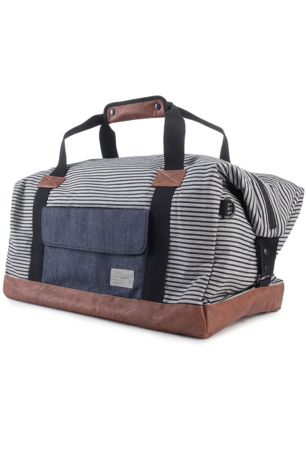 Hex Bag Relay Duffle Stinson Stripe and Denim Blue