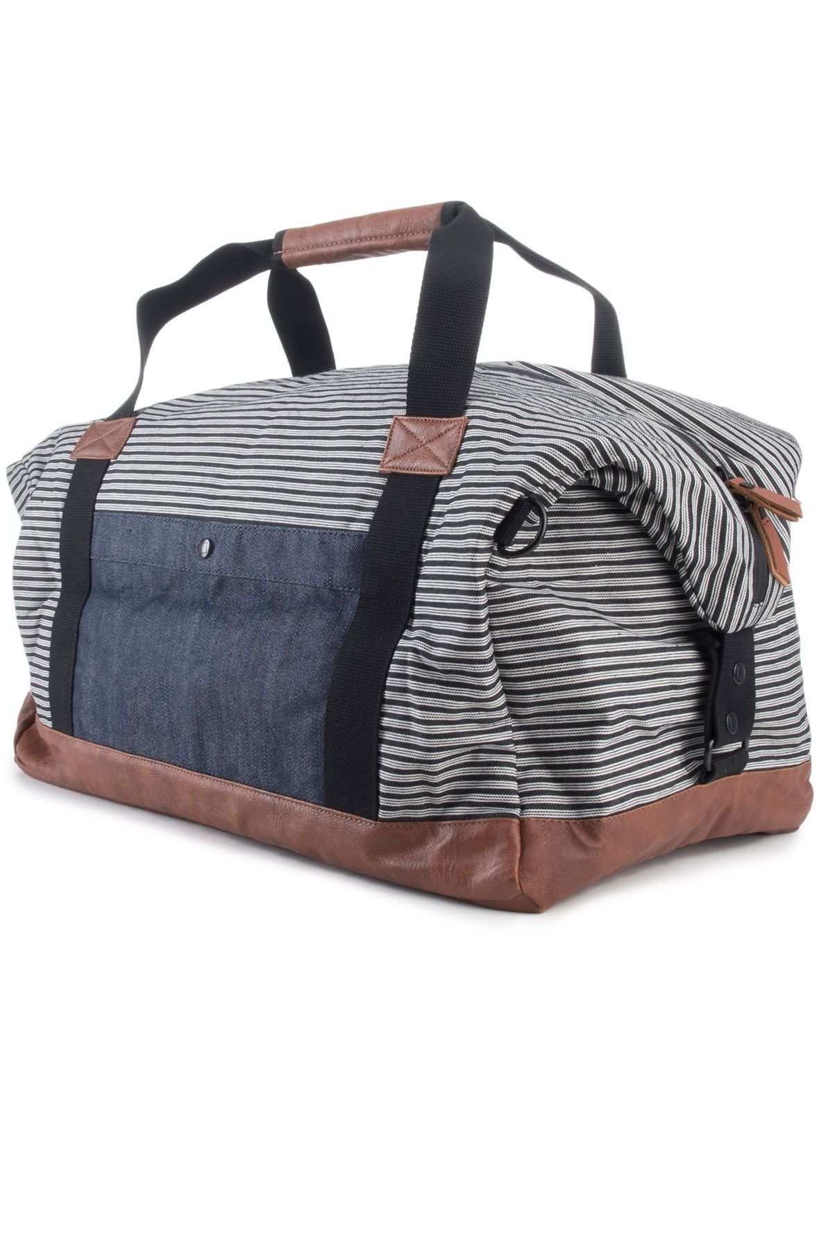 Hex Bag Relay Duffle Stinson Stripe and Denim Blue