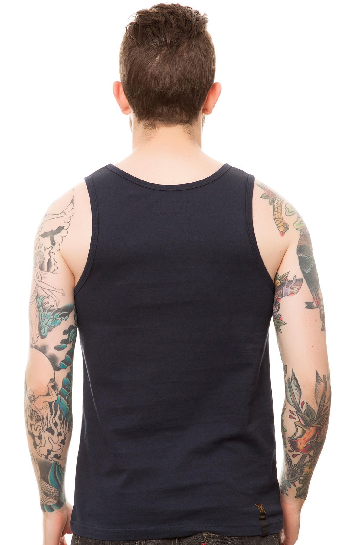 10 Deep Top The Rollers Tank in Navy