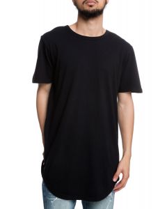 The CB Tall Scoop Tee in Black