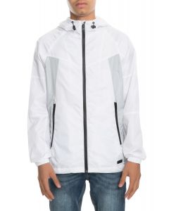 The Breeze Thru Zip Windbreaker in Black and White