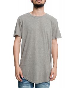 The CB Tall Scoop Tee in Vintage Beige