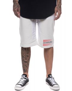 The Speed Script Shorts in White