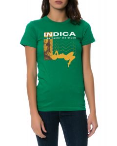 The Indica Tee in Green