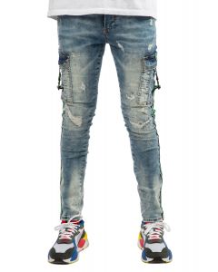 Oberon Cargo Stripe Jeans
