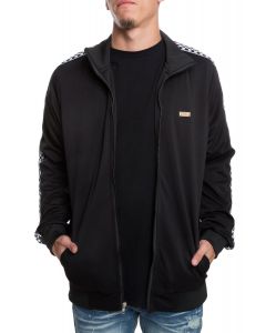 Bergen Check Track Jacket in Black Checker