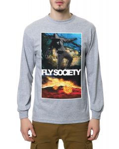 The Elemental Long Sleeve Tee in Heather Grey