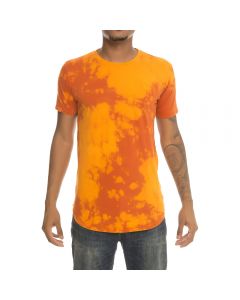 Cloud Bleach Tee Orange