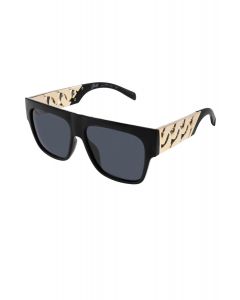 The Cache Sunglasses in Matte Black & Gold