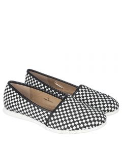 Casual Slip Ons Eavan-1-S Black/White