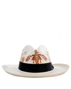 Precolombia White Panama Hat Size L