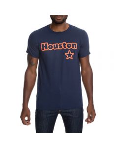 Houston Tee navy/orng