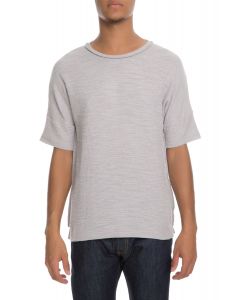 The Vulpes Off Shoulder Tee in Grey