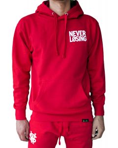 Stay Winning Never Losing Red/White Hoodie
