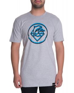 The Waves Seal Two Tone Tee in Heather Gray