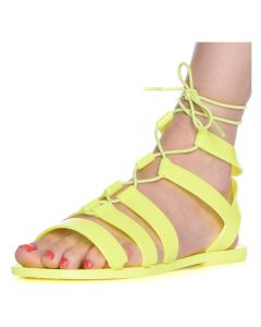 Avenue-S Lace-up Sandal Yellow