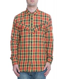 Crow Plaid Button Up in Yellow