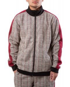 Xander Plaid Track Jacket