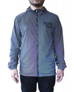 Stay Winning Gray 3M Windbreaker Zip-Up Jacket