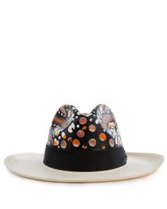 Animal Print Panama Hat