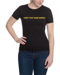 The Keep the Same Energy Tee in Black