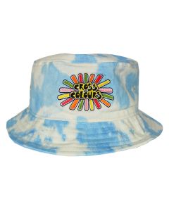 Cross Colours Sunshine Logo Bucket Hat - Tie Dye Cloud