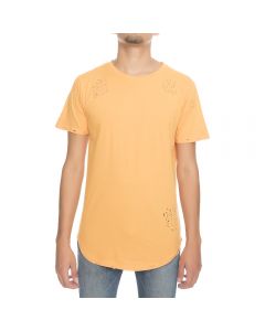 Destroyed Scallop Tee Yellow